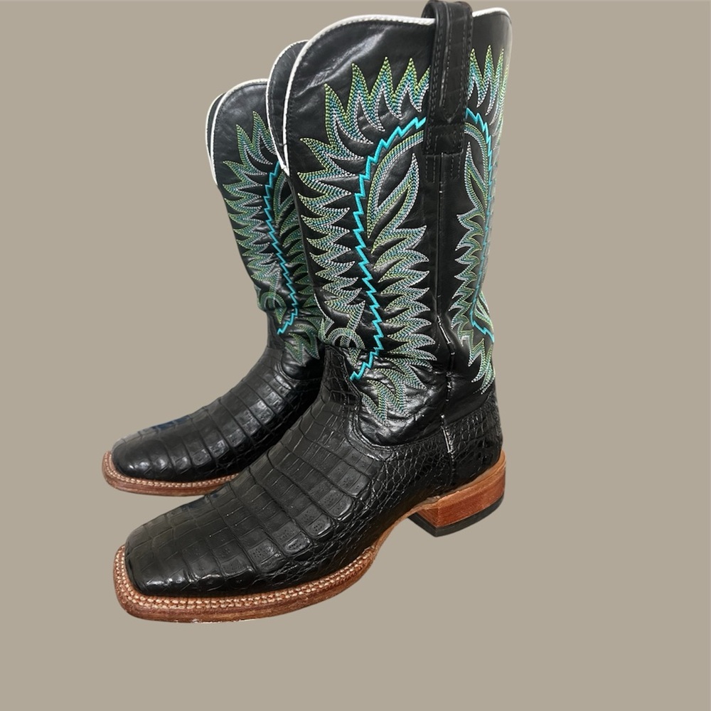 Ariat Relentless Black Caiman boots 9.5 D Men’s